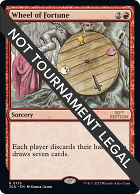 Wheel of Fortune card from 30th Anniversary Edition