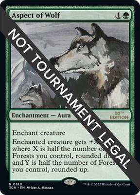 Aspect of Wolf card from 30th Anniversary Edition