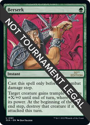 Berserk card from 30th Anniversary Edition