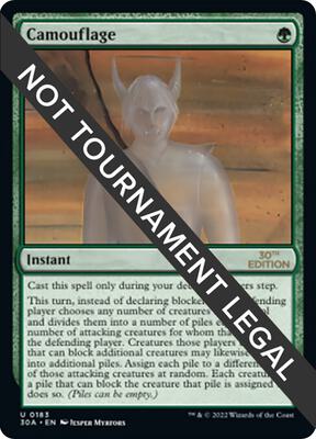 Camouflage card from 30th Anniversary Edition