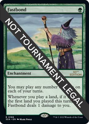 Fastbond card from 30th Anniversary Edition