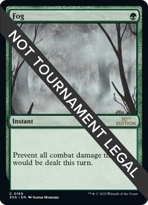 Fog card from 30th Anniversary Edition