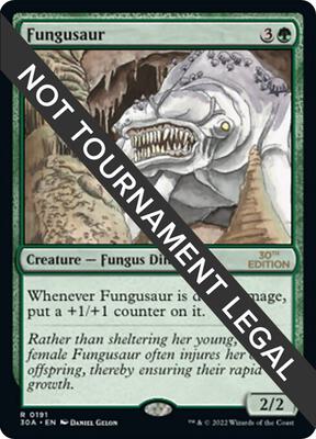 Fungusaur card from 30th Anniversary Edition