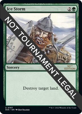 Ice Storm card from 30th Anniversary Edition