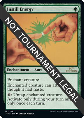 Instill Energy card from 30th Anniversary Edition