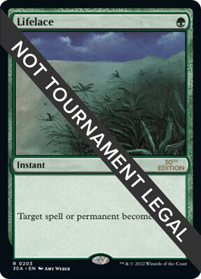 Lifelace card from 30th Anniversary Edition