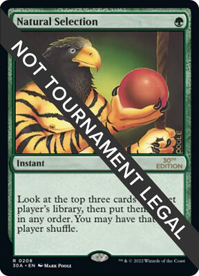 Natural Selection card from 30th Anniversary Edition