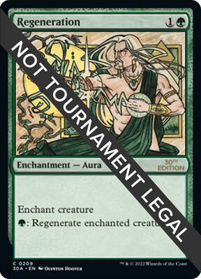 Regeneration card from 30th Anniversary Edition