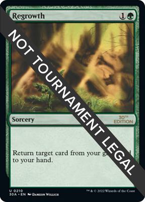 Regrowth card from 30th Anniversary Edition