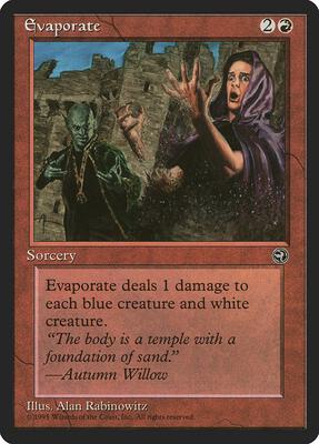 Evaporate card from Homelands