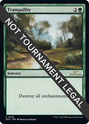 Tranquility card from 30th Anniversary Edition