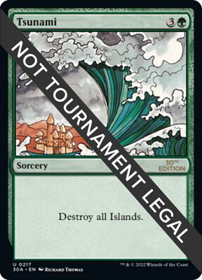 Tsunami card from 30th Anniversary Edition