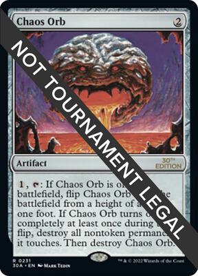 Chaos Orb card from 30th Anniversary Edition
