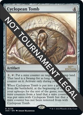 Cyclopean Tomb card from 30th Anniversary Edition