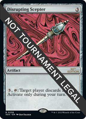Disrupting Scepter card from 30th Anniversary Edition