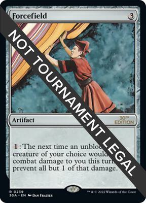 Forcefield card from 30th Anniversary Edition