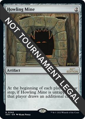 Howling Mine card from 30th Anniversary Edition