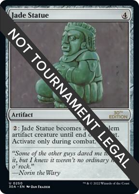 Jade Statue card from 30th Anniversary Edition