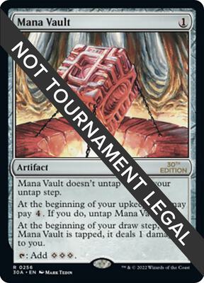 Mana Vault card from 30th Anniversary Edition