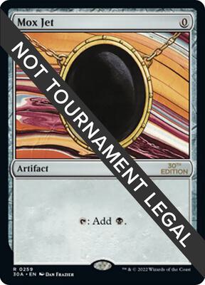 Mox Jet card from 30th Anniversary Edition