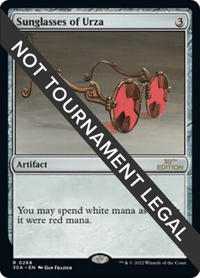 Sunglasses of Urza card from 30th Anniversary Edition