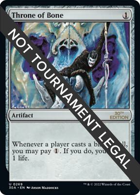 Throne of Bone card from 30th Anniversary Edition
