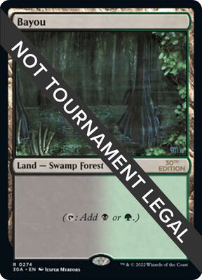 Bayou card from 30th Anniversary Edition