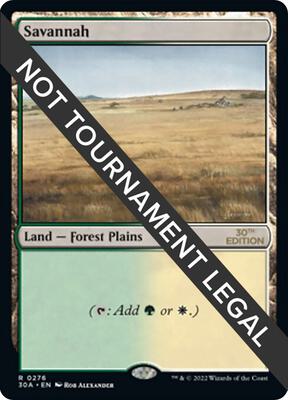 Savannah card from 30th Anniversary Edition