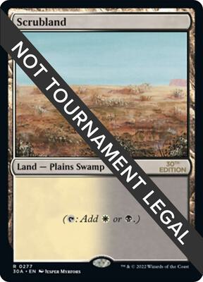 Scrubland card from 30th Anniversary Edition