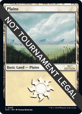 Plains (283) card from 30th Anniversary Edition