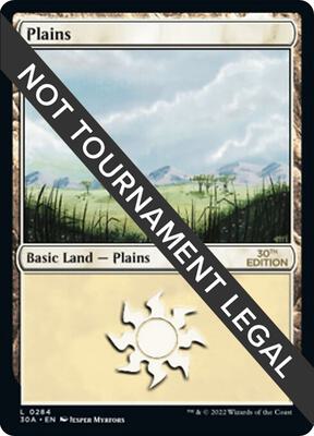 Plains (284) card from 30th Anniversary Edition