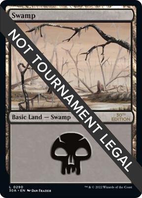 Swamp (290) card from 30th Anniversary Edition