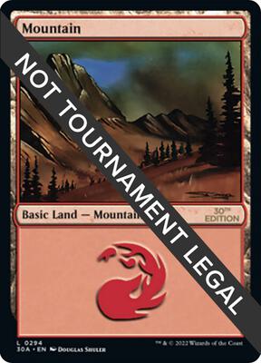 Mountain (294) card from 30th Anniversary Edition