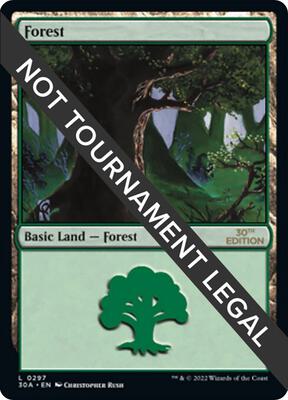 Forest (297) card from 30th Anniversary Edition
