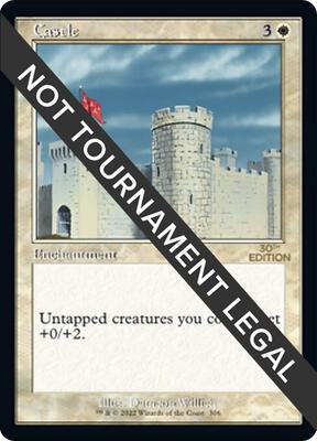 Castle (Retro Frame) card from 30th Anniversary Edition