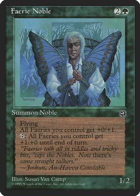 Faerie Noble card from Homelands