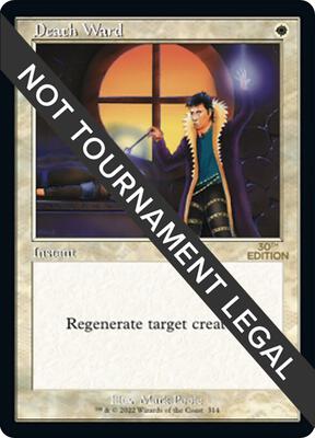 Death Ward (Retro Frame) card from 30th Anniversary Edition
