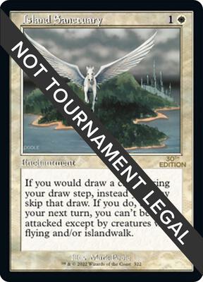 Island Sanctuary (Retro Frame) card from 30th Anniversary Edition