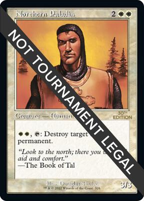 Northern Paladin (Retro Frame) card from 30th Anniversary Edition