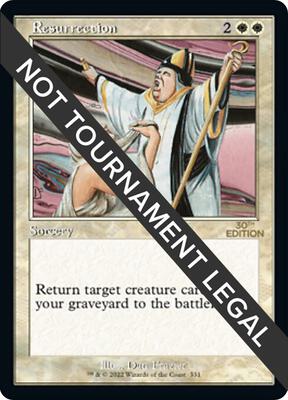 Resurrection (Retro Frame) card from 30th Anniversary Edition