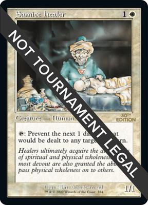 Samite Healer (Retro Frame) card from 30th Anniversary Edition