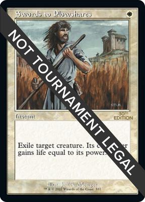 Swords to Plowshares (Retro Frame) card from 30th Anniversary Edition