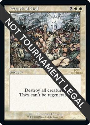 Wrath of God (Retro Frame) card from 30th Anniversary Edition