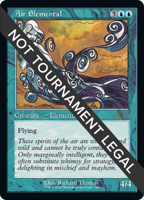 Air Elemental (Retro Frame) card from 30th Anniversary Edition