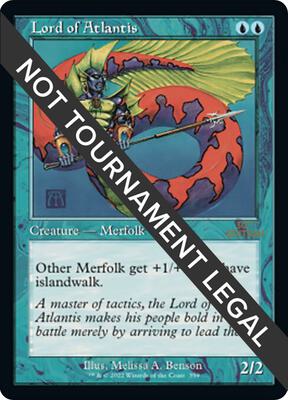 Lord of Atlantis (Retro Frame) card from 30th Anniversary Edition