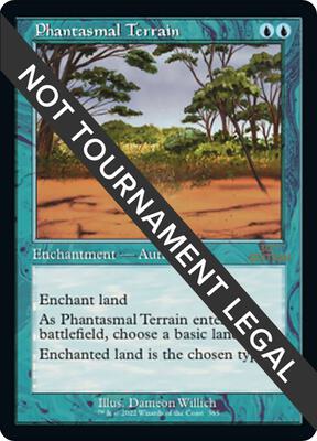 Phantasmal Terrain (Retro Frame) card from 30th Anniversary Edition