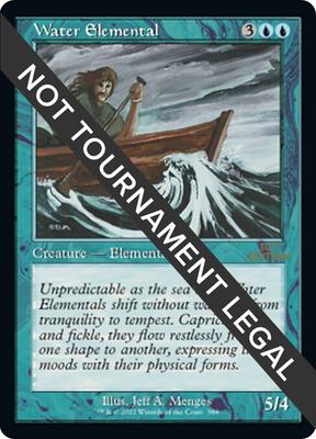 Water Elemental (Retro Frame) card from 30th Anniversary Edition