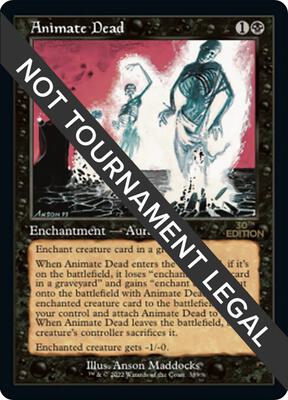 Animate Dead (Retro Frame) card from 30th Anniversary Edition