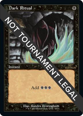 Dark Ritual (Retro Frame) card from 30th Anniversary Edition