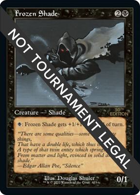 Frozen Shade (Retro Frame) card from 30th Anniversary Edition